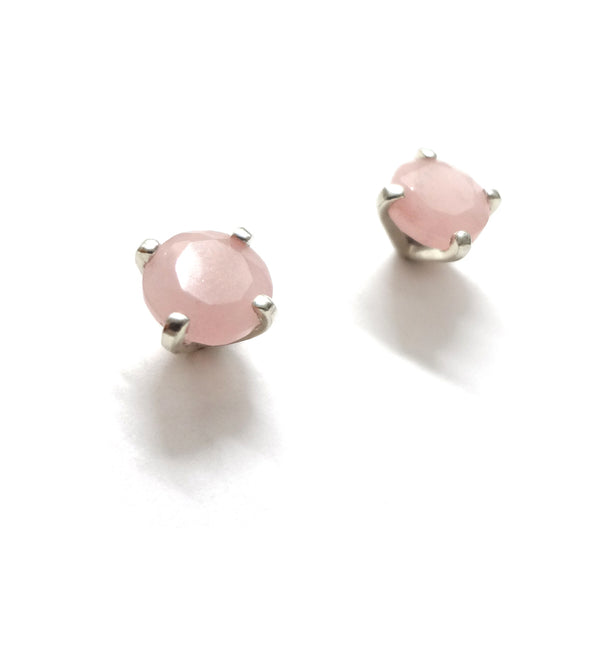 Aretes Cuarzo Rosa