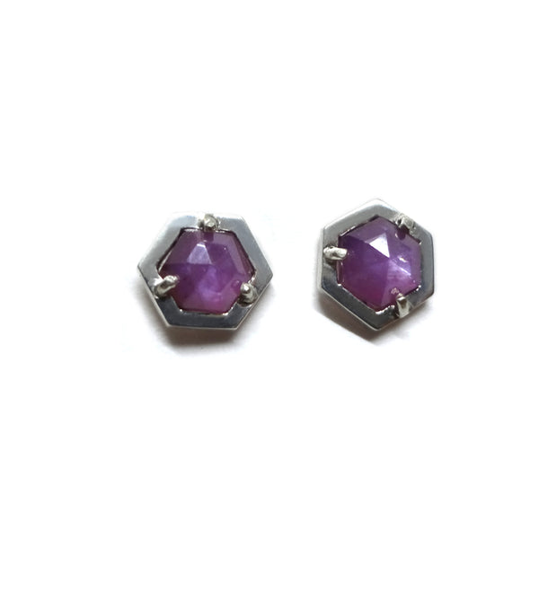 Aretes Virtudes rubí