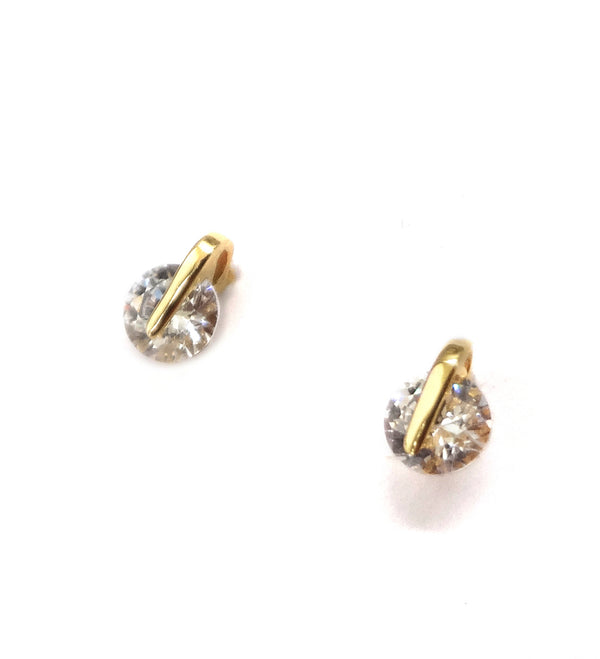 Aretes para niña en Oro Amarillo 14kt