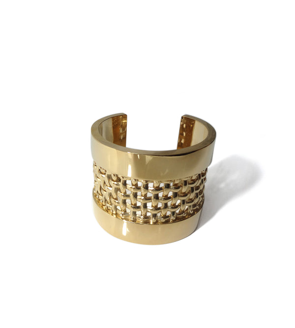 Brazaletes en baño de oro de diseñadores mexicanos, joyería en baño de oro online, pulseras gruesas en baño de oro, joyería de lujo bhagavati.
