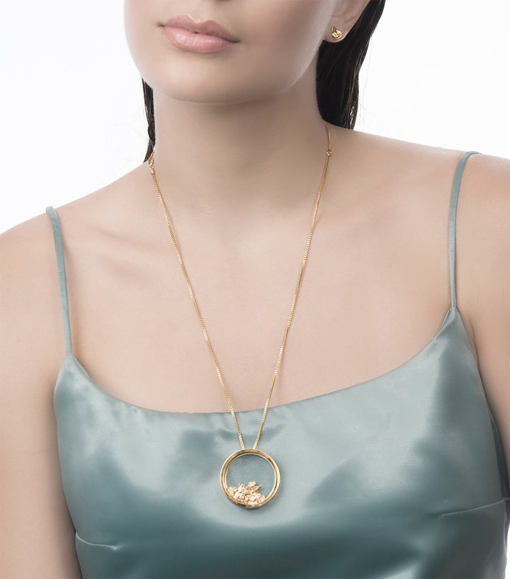 collares en baño de oro de  diseñadores méxico, joyería por internet, collares y cadenas en baño de oro para mujer, joyería fina bhagavati.